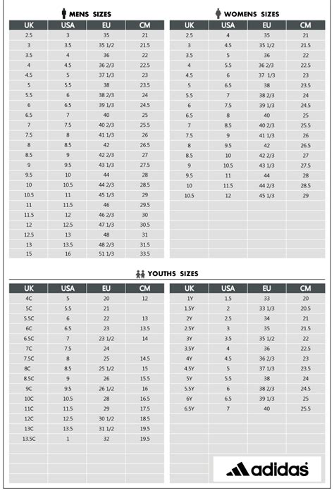 adidas gazelle shoe size chart.